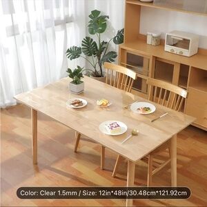 1.5mm Thick Clear Cover Protector - Durable, Water-Resistant,and easy to use